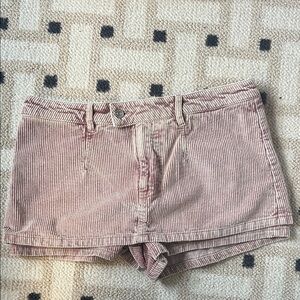 Free People Corduroy Pink Women's Shorts
